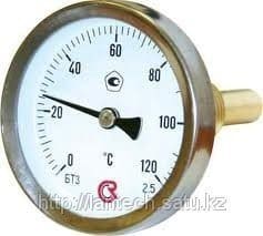 Термометр биметаллический d-100мм t°C=0-100; 0-150; 0-200